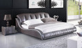 KING GUSTAVO LEATHERETTE BED  (A9350) - ASSORTED COLORS (MADE TO ORDER)