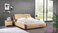 QUEEN MADYSON  LEATHERETTE  BED  (MODEL - A9353) - ASSORTED COLOURS (MADE TO ORDER)