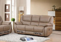 ROMEO 3RR LEATHER/ETTE RECLINER - LATTE, BLACK, FAWN OR DARK CHOCOLATE