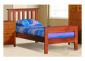 SINGLE FEDERATION (AUSSIE MADE) BED WITH 2 RAIL FOOT END - ASSORTED COLOURS