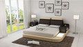  KING IDAHO  MODERN LEATHER BED ( LB8804) - ASSORTED COLOURS AVAILABLE IN DIFFERENT  LEATHERS (COLOUR BOARD ATTACHED IN IMAGE SECTION)