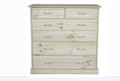 AVOCA (AUSSIE MADE) 6 DRAWER TALLBOY WITH TWIN BLANKET - 1300(H) X 950(W) - ASSORTED COLOURS