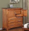 CASSIDY  AMERICAN OAK TALLBOY CHEST (3-1-13-4-5-14) -1205(H) X 950(W)- OAK