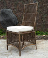 COLOMBUS CANE HIGH BACK DINING CHAIR (DET-817) - BROWN (AS PICTURED)