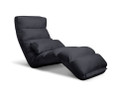 ABINAS LOUNGE SOFA CHAIR WITH 3 ADJUSTABLE SECTIONS - CHARCOAL