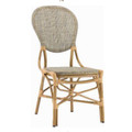 RIALTO CANE CHAIR  (V-E1108) -  TEXTILE BROWN