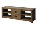  VIENNA 2 MIDDLE DRAWER ENTERTAINMENT UNIT (SB 042 VIE) -500(H) x 1600(W) - NATURAL TEAK