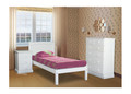 SINGLE MUDGEE (AUSSIE MADE) PANEL BED - 1200(H) - ASSORTED PAINTED COLOURS