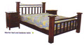 WARRIOR WARRIOR (AUSSIE MADE) KING 3 PIECE (BEDSIDE) BEDROOM SUITE - ASSORTED COLOURS 