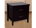 DALBY (CUSTOM MADE) 2 DRAWER BEDSIDE - 550(H) X 590(W) X 455(D) - ASSORTED COLOURS