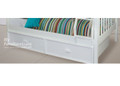 SINGLE RANCH TRUNDLE BED ONLY - ARCTIC WHITE