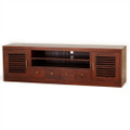 HOLLAND 2 DOOR 4 DRAWER ENTERTAINMENT UNIT-600(H) X 2000(W)  - MAHOGANY