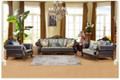 CLARISSON SOFA FABRIC LOUNGE SUITE 3+1+1 - AS PICTURED