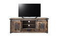 DUBBO 1800(W) TV UNIT - BLACK DISTRESSED