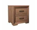 MARIZA  2 DRAWER BEDSIDE TABLE (V43-BST-MRZOK) - SAXON OAK