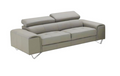 BELLAGIO 3 SEATER LEATHER SOFA   - SAND