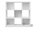  MERON 9 - CUBE DISPLAY  STORAGE SHELF  910(H)  X  910(W)  - WHITE