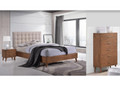 AMINA DOUBLE OR QUEEN 4 PIECE TALLBOY BEDROOM SUITE - (14-15-15-19-1) - 2 TONE