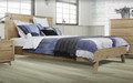 QUEEN HUDSON SCANDINAVIAN TIMBER BED  - AS PICTURED