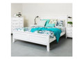 SINGLE  JASPER PANEL BED - WHITE