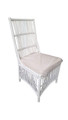 COLOMBUS CANE HIGH BACK DINING CHAIR (DET-817) - WHITE