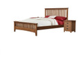  DANIEL (3727) KING 3 PIECE  (BEDSIDE) BEDROOM SUITE WITH SERRA CASEGOODS  - -CHESTNUT