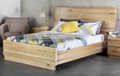 QUEEN PASQUA  HARDWOOD BED - (MODEL-1-19-20-18-15)  - NATURAL