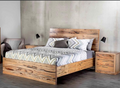  ATLANTA QUEEN 5 PIECE (DRESSER)  BEDROOM SUITE - (MODEL-1-12-9-14-7-1) - AS PICTURED 