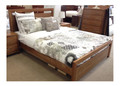 DOUBLE TAMILA  HARDWOOD  BED FRAME - (MODEL:19-20-1-18-11)  - AS PICTURED 