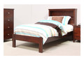 KING SINGLE  THERON BOOKEND BED  - (MODEL:2-9-12-12-29) - AS PICTURED
