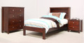 THERON SINGLE OR KING SINGLE 3 PIECE BEDROOM SUITE - (MODEL:2-9-12-12-29) - AS PICTURED
