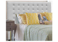 QUEEN GRONTEC FABRIC  HEADBOARD ONLY - GREY