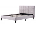  DELUXE DOUBLE FABRIC BED FRAME-  BEIGE