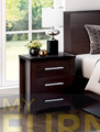 AMAZING 3 DRAWER BEDSIDE TABLE (MODEL:3-18-5) - LIGHT OAK , WHITE OR CHOCOLATE