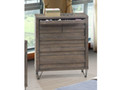 COLORADO 5 DRAWER SPLIT TOP TALLBOY - AS PICTURED