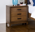 CLOVIS 2 DRAWER BEDSIDE TABLE - AS PICTURED