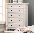 SHONTO 5 DRAWER TALLBOY - AS PICTURED