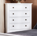 FLORENCE 5 DRAWER TALLBOY - WHITE