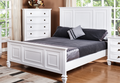 FLORENCE QUEEN 3 PIECE (BEDSIDE) BEDROOM SUITE - WHITE