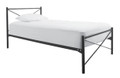 SINGLE PARIS (AUSSIE MADE) METAL BED - ASSORTED COLOURS