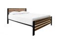 QUEEN TROPIC (AUSSIE MADE) METAL BED FRAME - BLACK