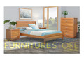 SINGLE ALAMEDA TASSIE OAK TIMBER BED - NATURAL