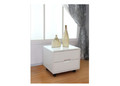 DONAVON LEATHERETTE BEDSIDE TABLE (MODEL:02#) - ASSORTED COLOURS