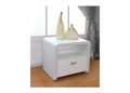 SONA LEATHERETTE BEDSIDE TABLE (MODEL:63#) - ASSORTED COLOURS