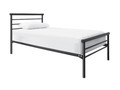SINGLE INDUSTRY METAL BED - ASSORTED COLOURS
