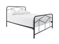 QUEEN LUNA (AUSSIE MADE) METAL BED - ASSORTED COLOURS