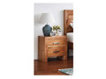 STUNZEL BEDSIDE TABLE - WORMY CHESTNUT