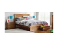 GERALDTON KING 3 PIECE (BEDSIDE) BEDROOM SUITE - BLACKWOOD