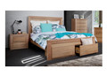 LUCILLE QUEEN 4 PIECE (TALLBOY) BEDROOM SUITE - MESSMATE CLEAR