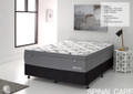 QUEEN SPINAL CARE DELUXE EURO TOP POCKET SPRING MATTRESS (MATTRESS & BASE) WITH BODY CARE - FIRM